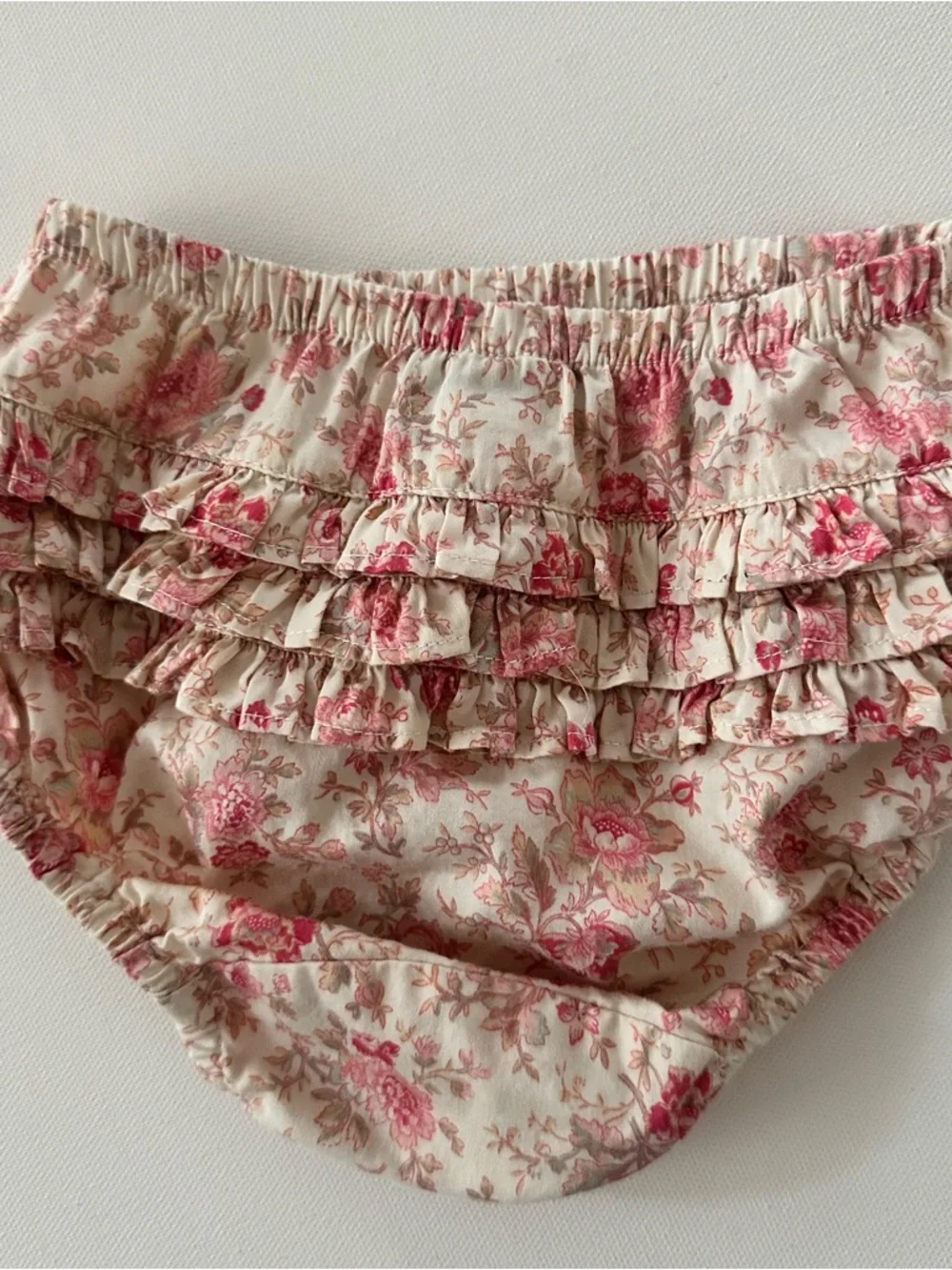 Ralph Lauren 6-9 Months Baby Girl Cream Pink Floral Dress